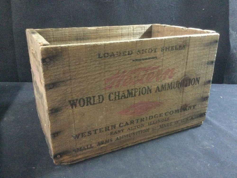 Lot 250: Vintage Wooden Box