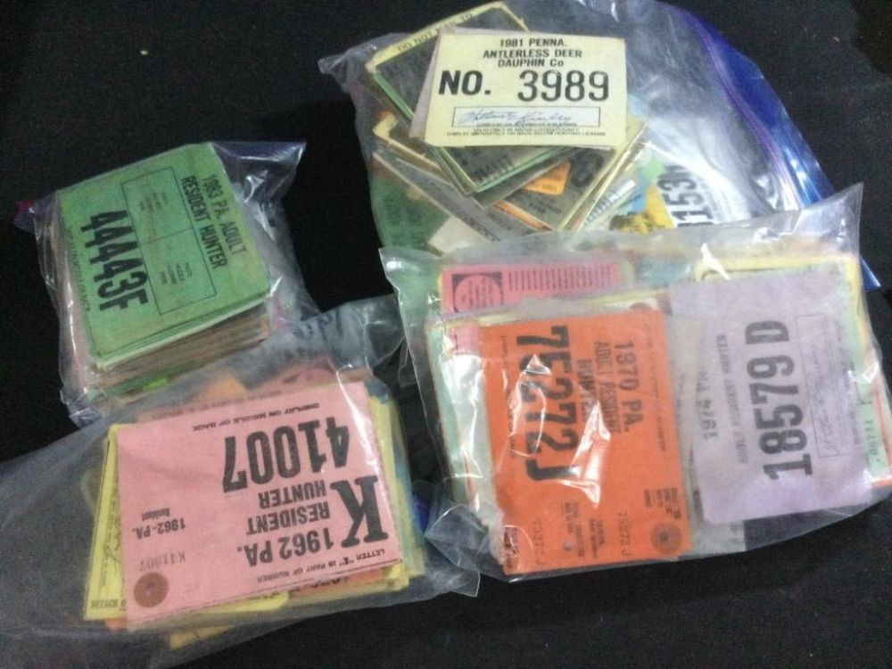 Lot 270: Vintage Hunting Licenses
