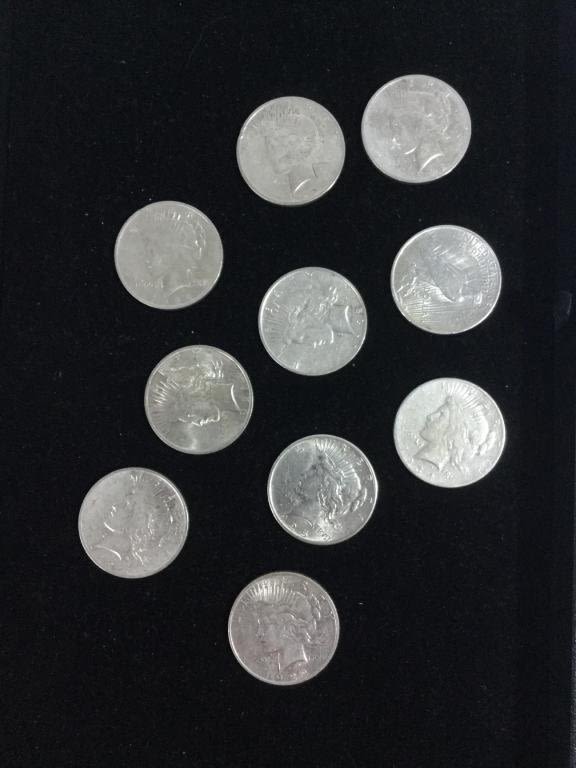 Lot 9: Peace Dollar Lot