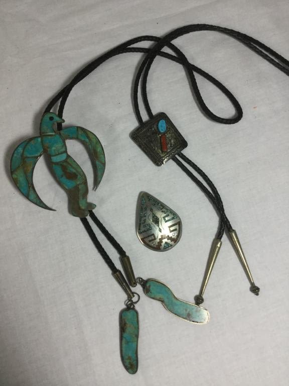 Lot 37: Sterling Bolleos & Pendant