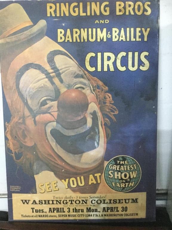 Lot 66: Vintage Ringling Bros & Barnum & Bailey Circus