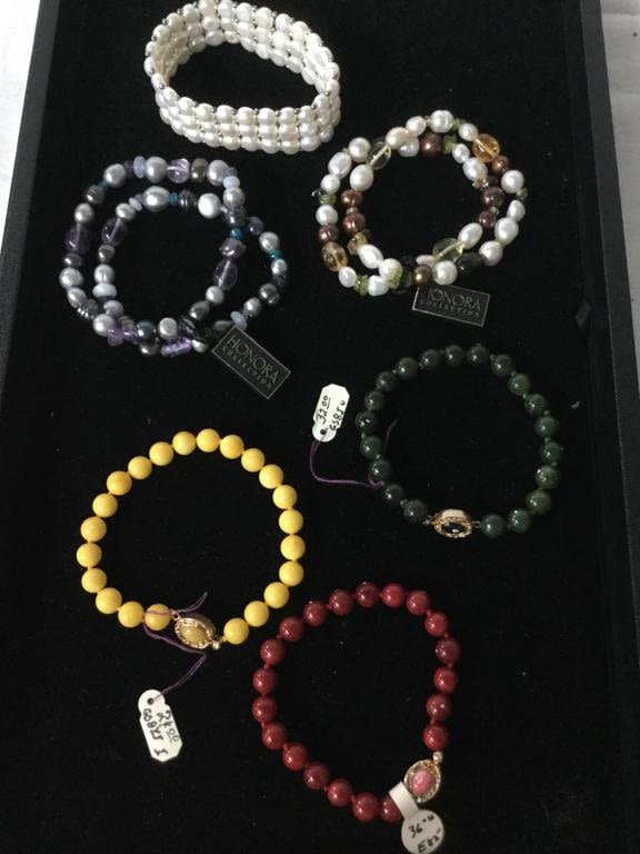 Lot 69: Gemstone Bracelets