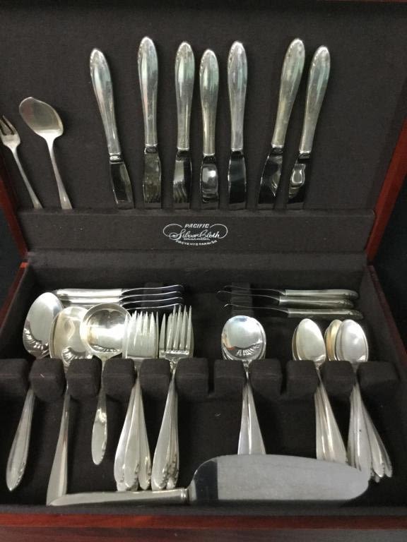 Lot 129: Sterling Flatware