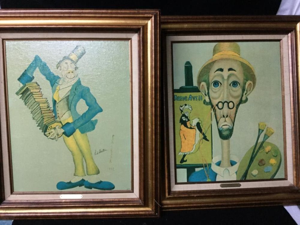 Lot 155: Vintage Red Skelton Prints