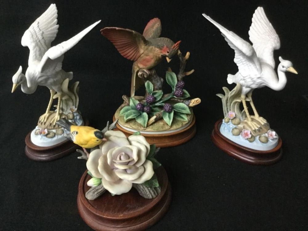 Lot 168: Porcelain Birds