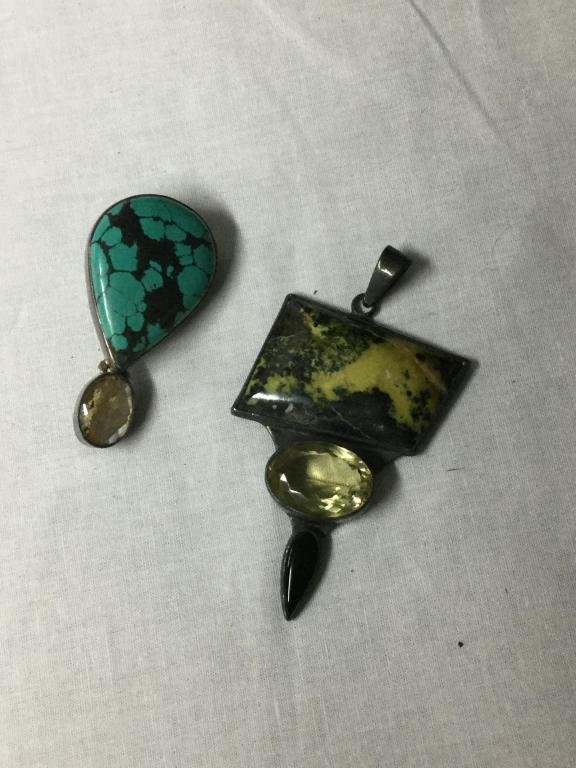 Lot 171: Sterling Pendents