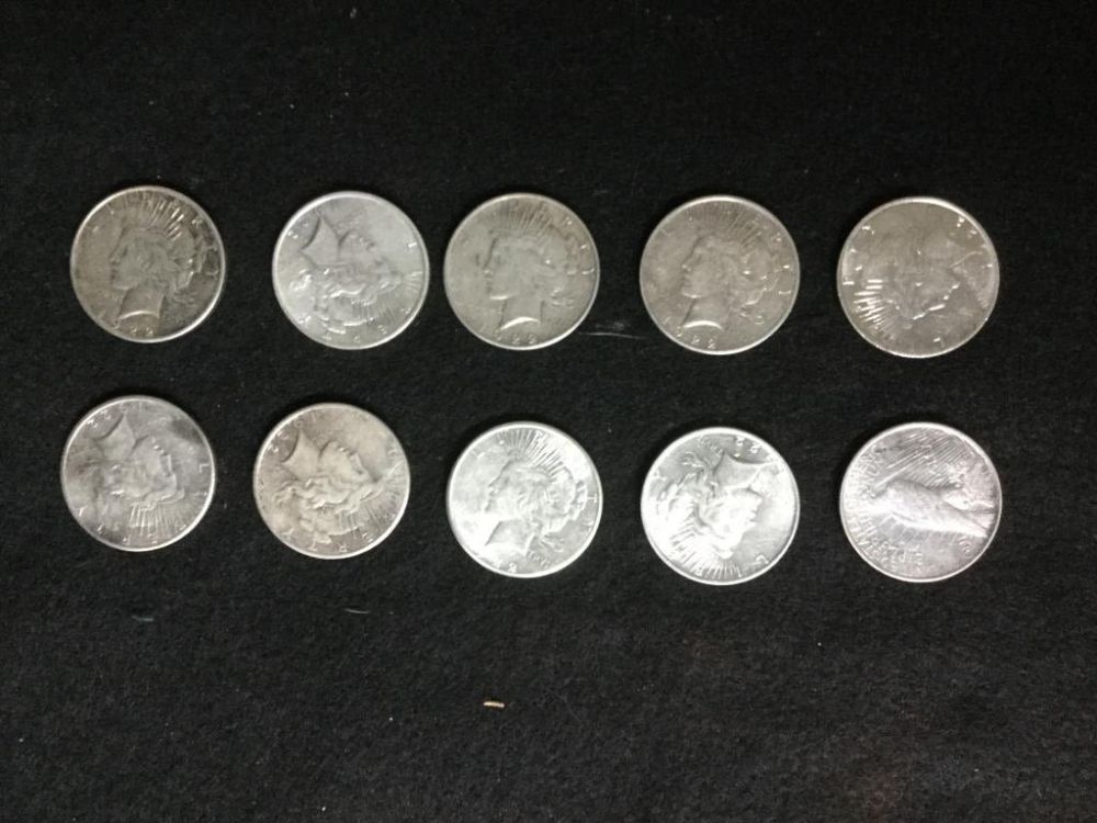 Lot 176: Peace Dollars