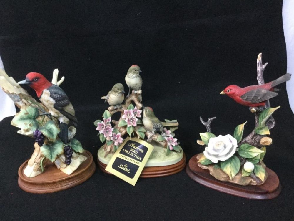 Lot 189: Porcelian Birds