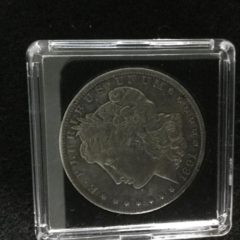 Lot 196: Morgan Dollar1891 CC