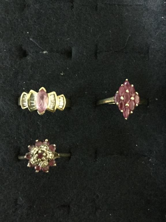 Lot 223: 3 Gold Rings