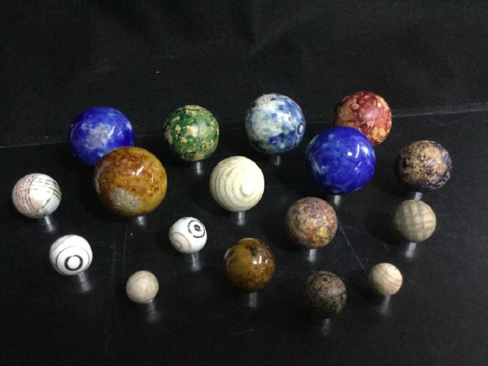 Lot 8: Vintage Clay Marbles
