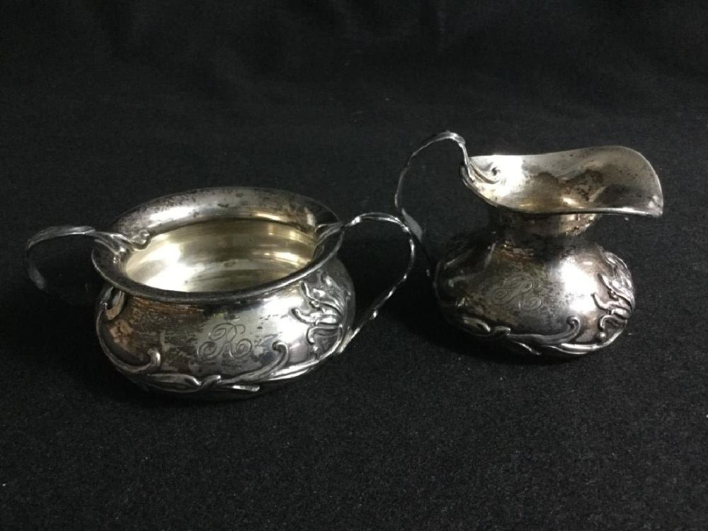 Lot 16: Sterling Creamer & Sugar