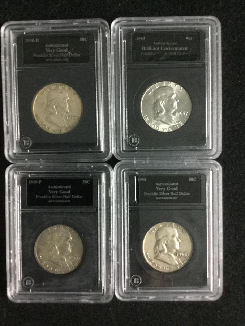 Lot 25: Frank Silver Half Dollars