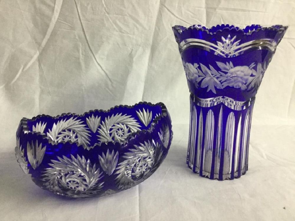 Lot 33: Bohemian Glass