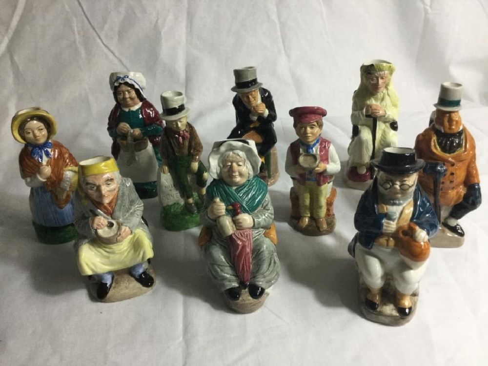 Lot 47: Charles Dickens Tob Jug Collection
