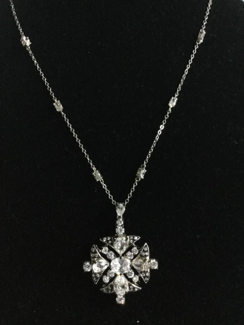 Lot 72: Sterling Necklace