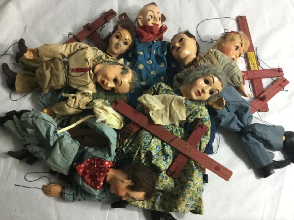 Lot 82: Vintage Marionettes
