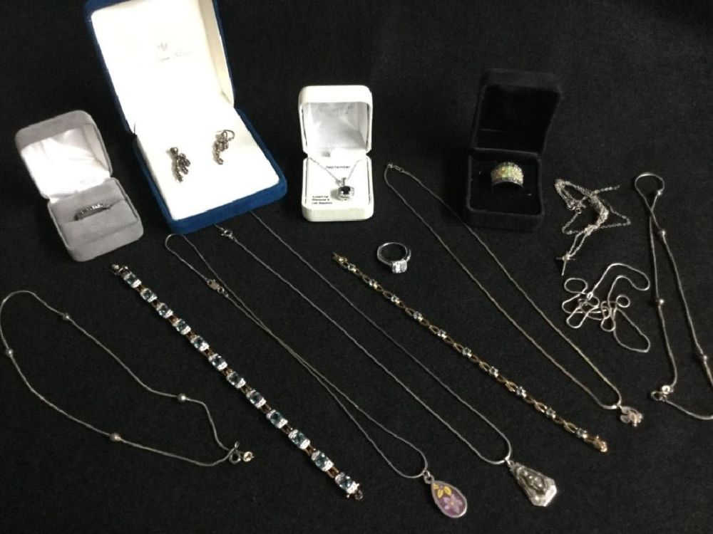Lot 83: Sterling Jewelry Lot