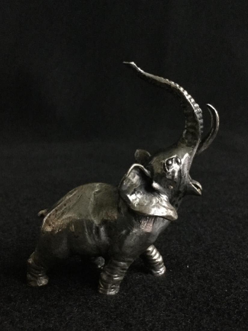 Lot 96: Sterling Elephant