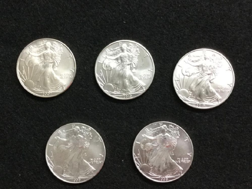 Lot 103: Silver Eagles