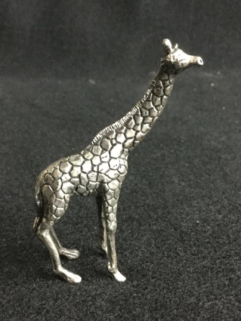 Lot 106: Sterling Giraffe
