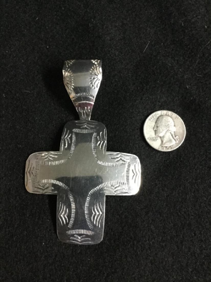 Lot 135: Sterling Navajo Cross