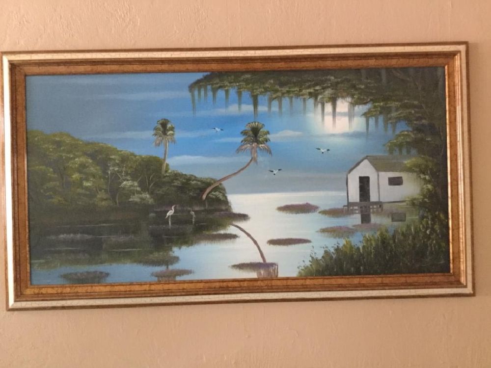 Lot 142: Al Black Painting