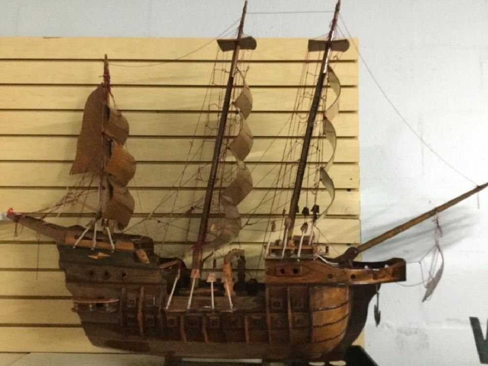 Lot 154: Wooden Ship