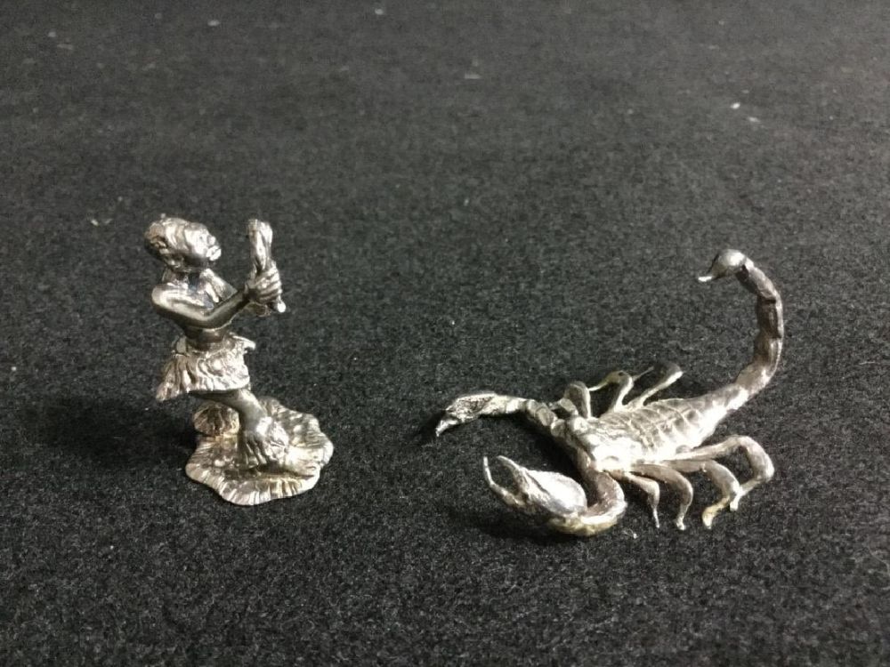 Lot 167: Sterling Figurines