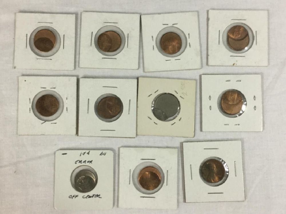 Lot 176: Error Coin Lot