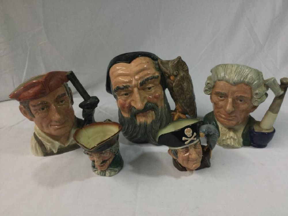 Lot 228: Royal Doulton Toby Mugs