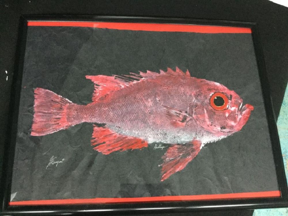 Lot 244: GYOTAKU - Fish Rubbing