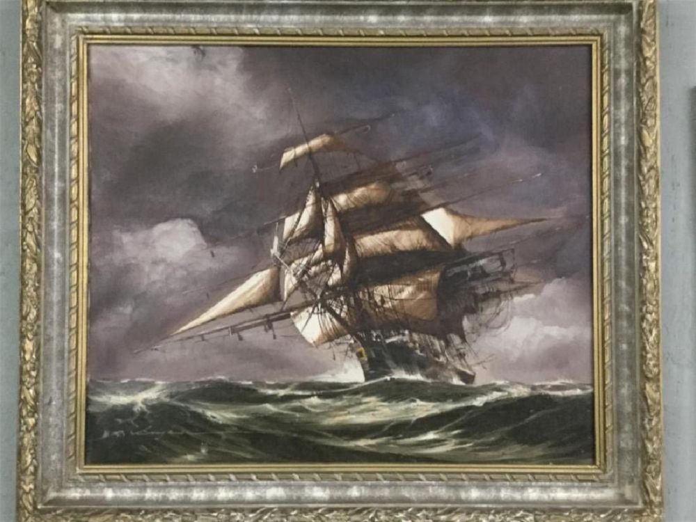 Lot 14: R. Longanesi Painting