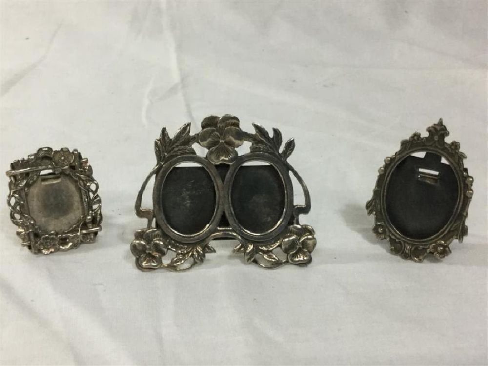 Lot 56: Vintage Sterling Frames