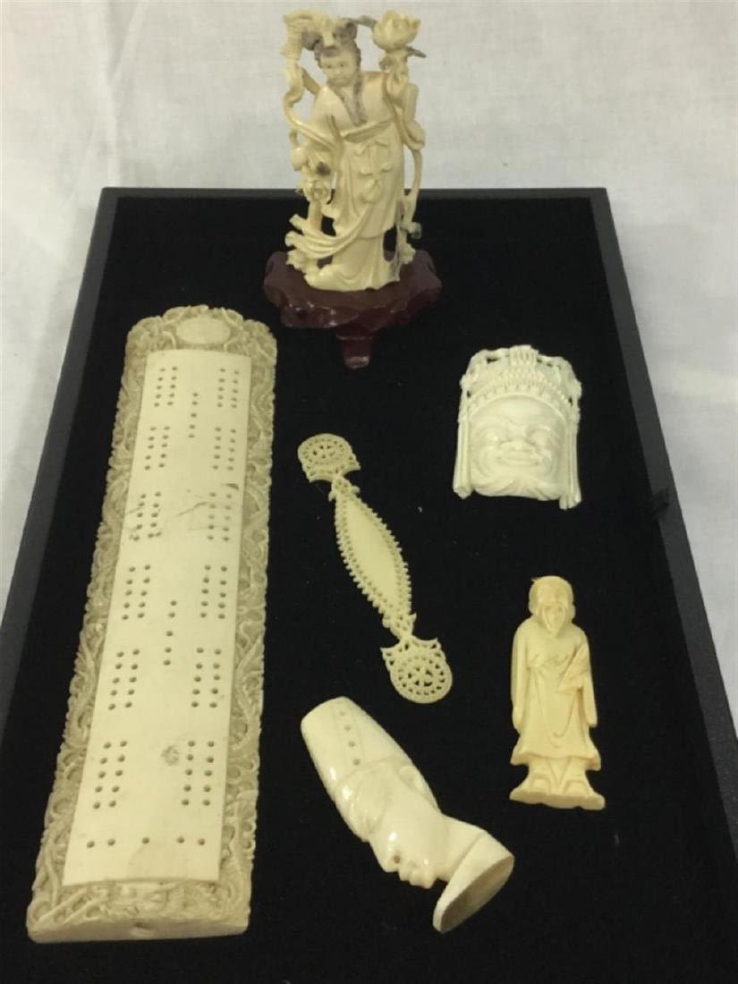 Lot 62: Carved Ivory Lot