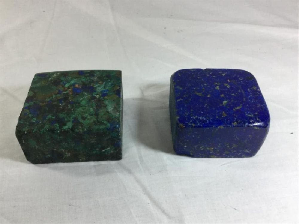 Lot 88: Lapis & Turquoise Blocks