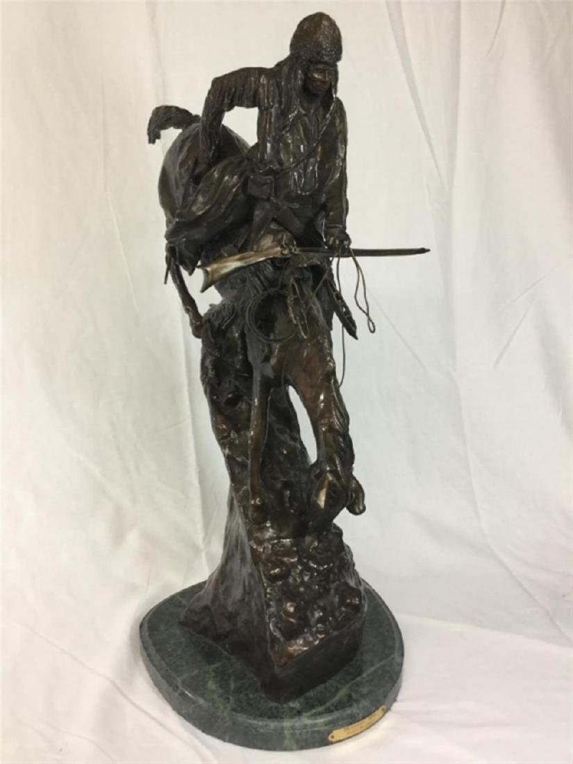 Lot 106: Bronze Statue "Mountain Man"