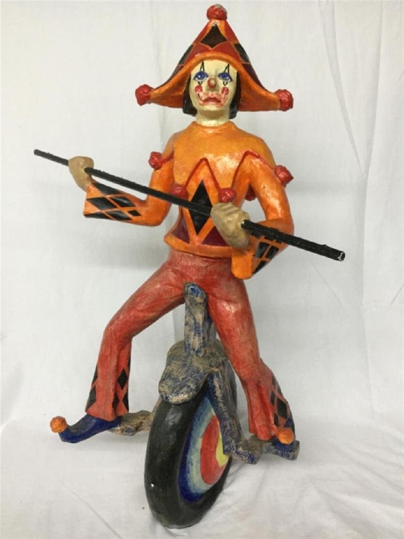 Lot 132: Papier-Mache Clown