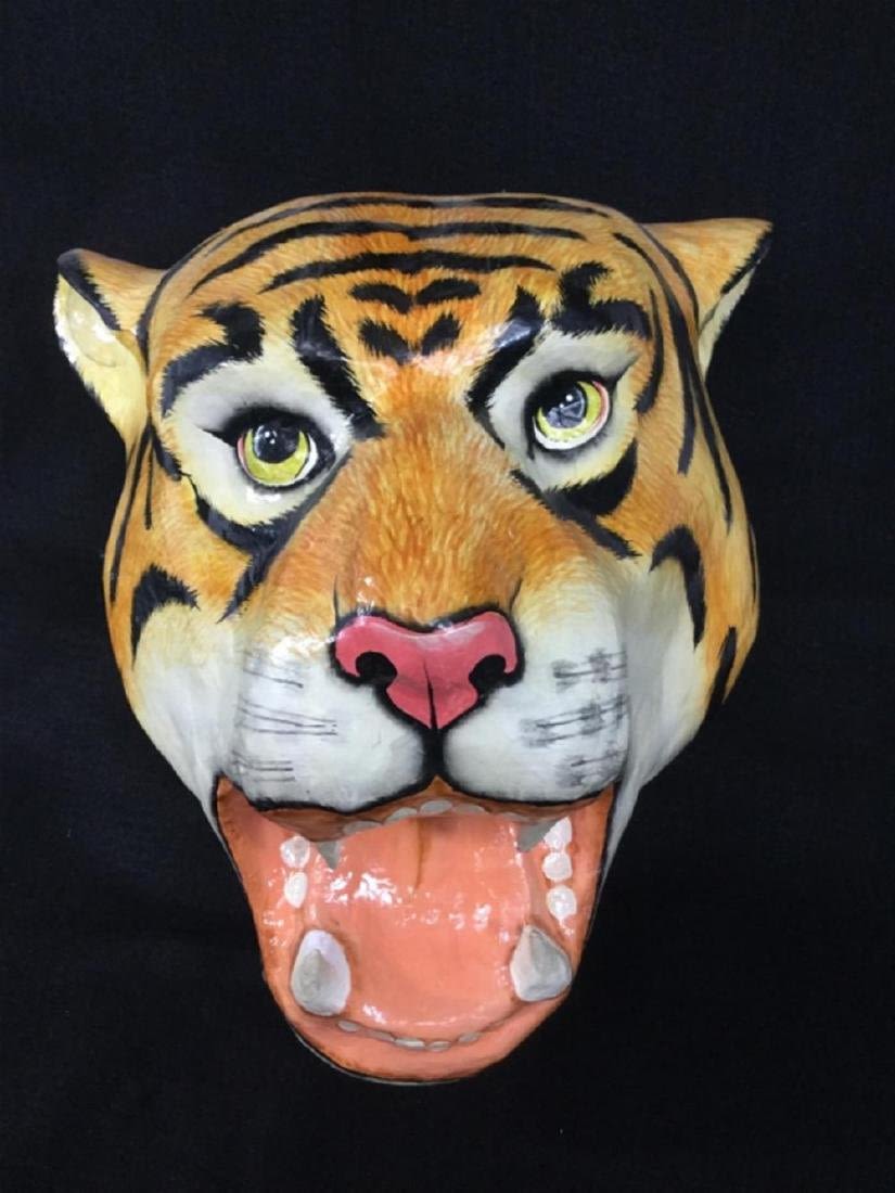 Lot 146: Papier-Mache Tiger