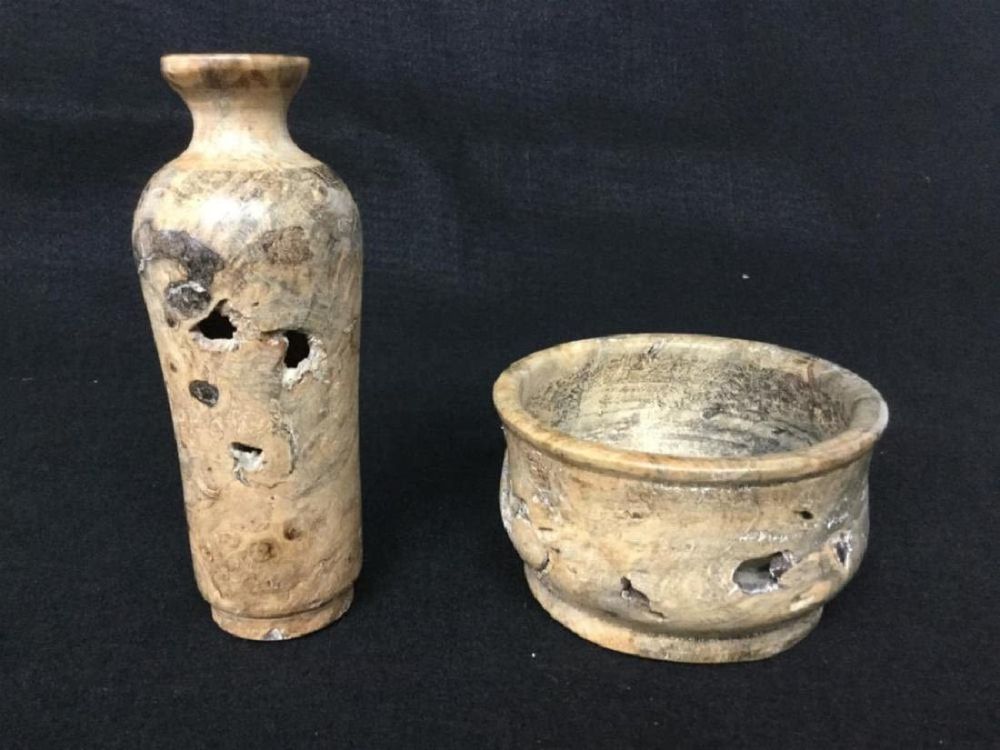 Lot 161: Hand Turned Exotic Wood