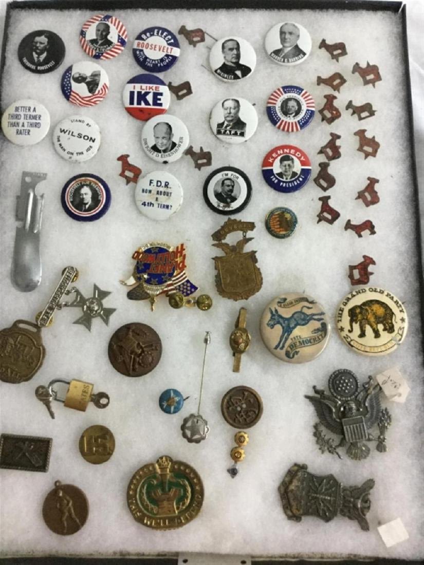 Lot 183: Political Pin Lot