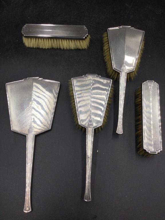 Lot 184: Vintage Art Deco Sterling