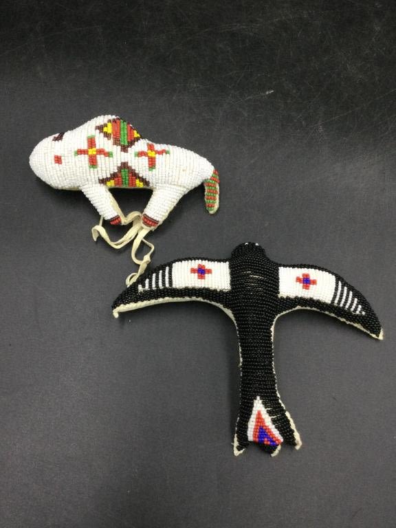 Lot 193: Native American Beaded Fetishes