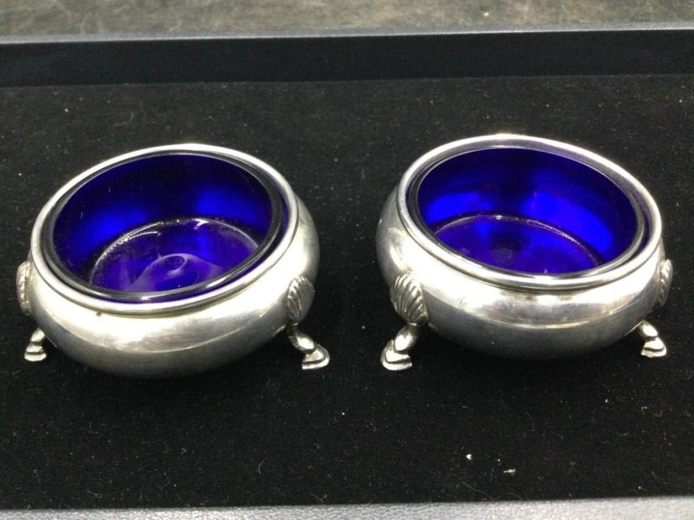 Lot 205: Vintage Sterling Salts