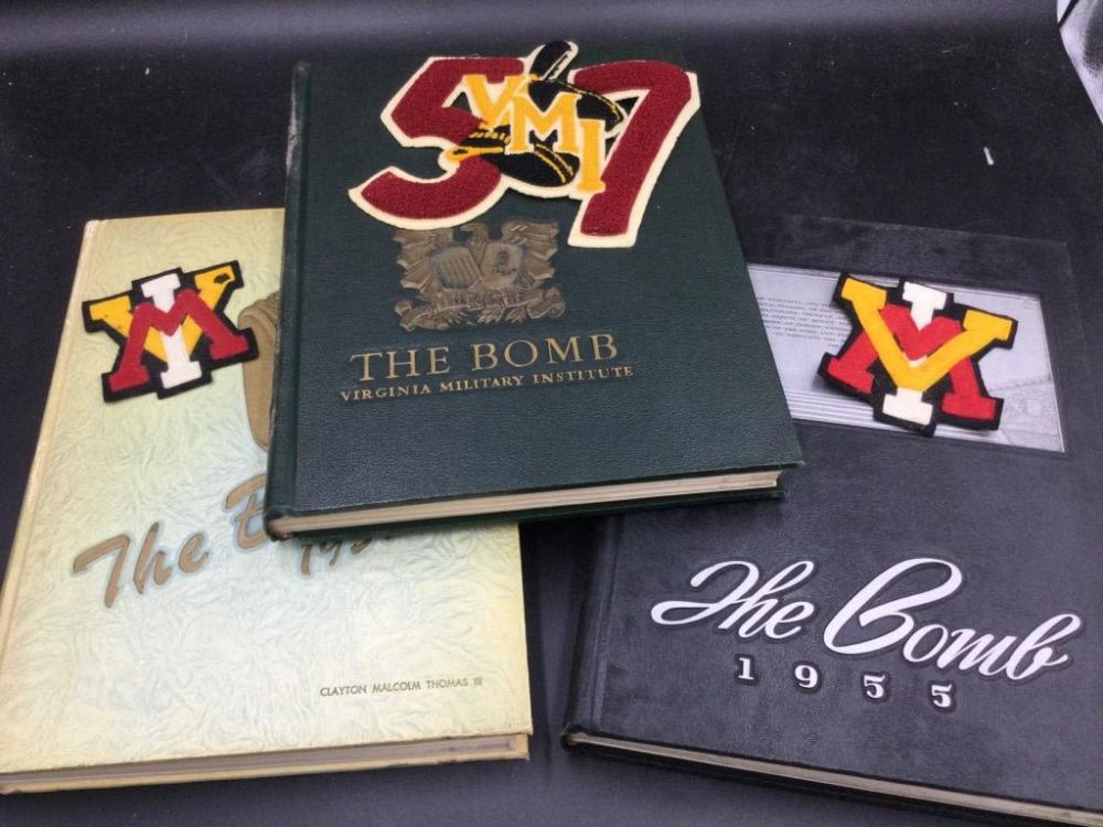 Lot 221: Vintage Year Books and Patches