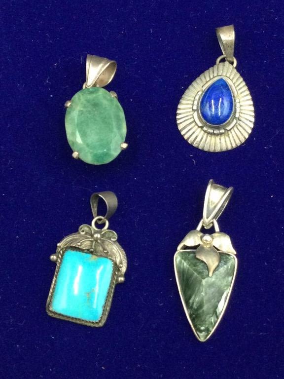 Lot 222: Sterling Pendants