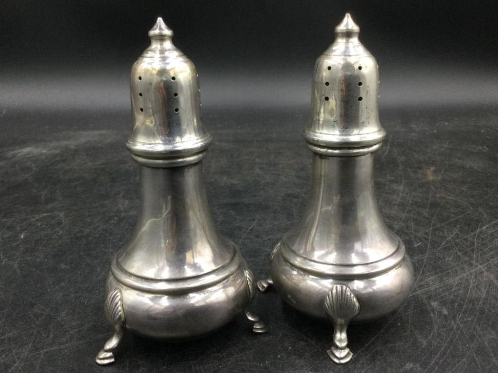 Lot 241: Sterling Sale and Pepper