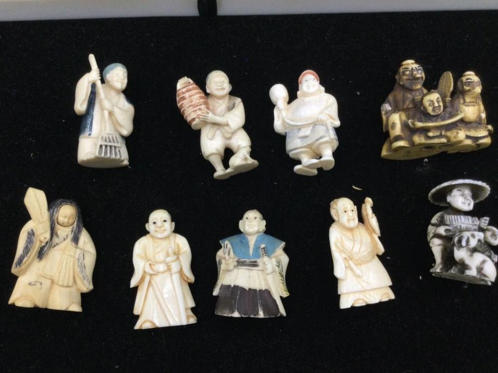 Lot 245: Vintage Carved Netsukes