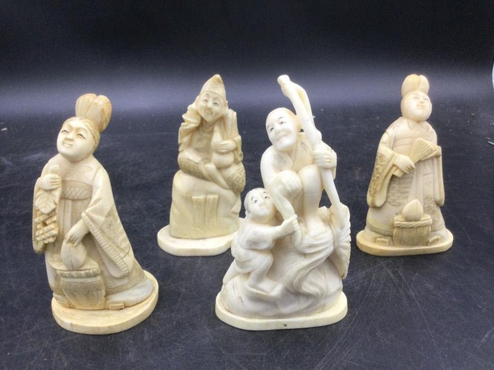 Lot 166: Carved Whale Teeth