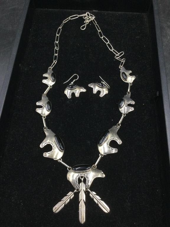 Lot 167: Native American Sterling Jewelry